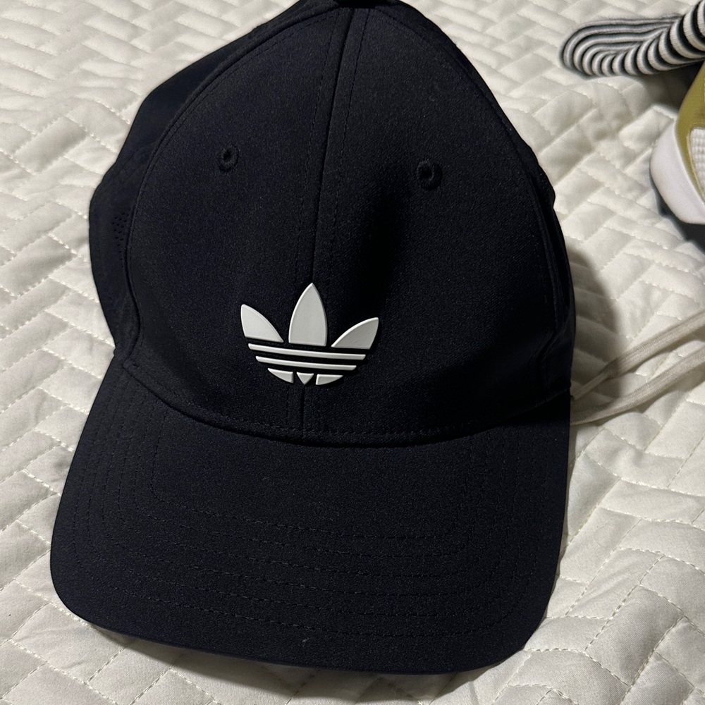 Adidas Black  Cap with Trefoil Logo